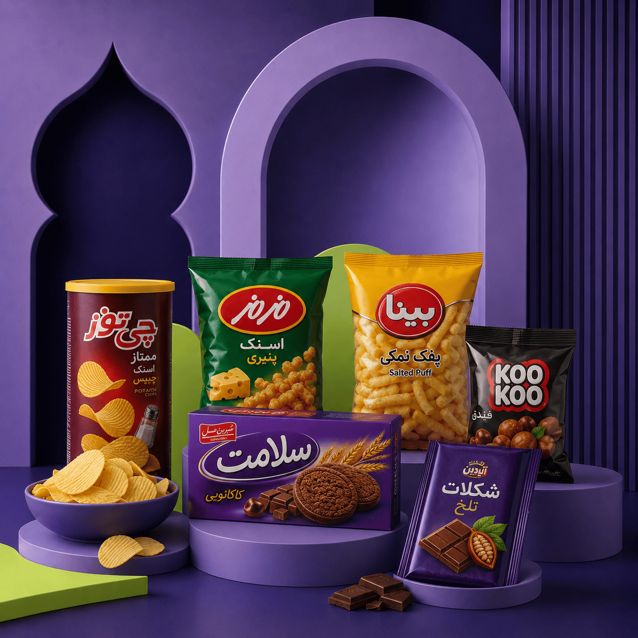 تنقلات و شیرینی‌جات