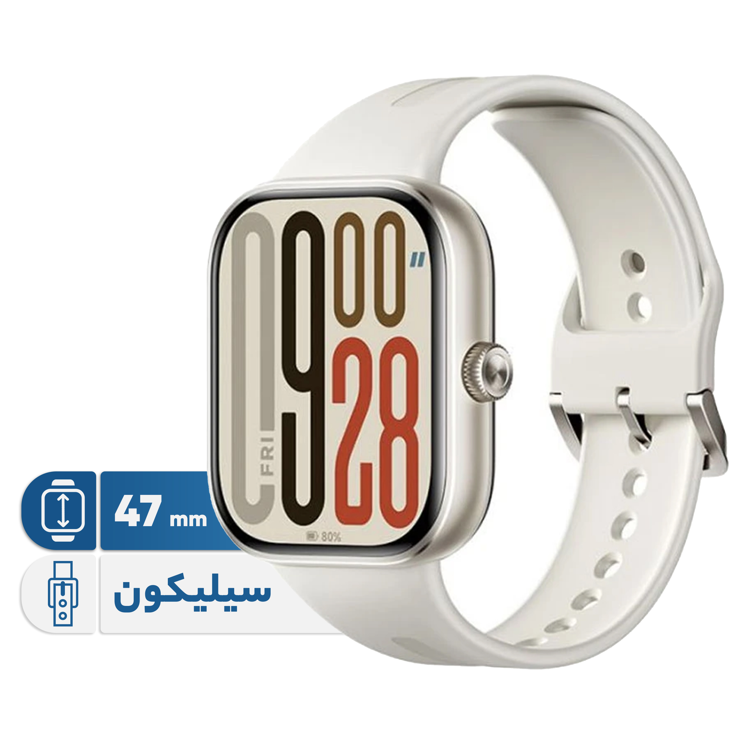 ساعت هوشمند شیائومی 47 میلی‌متری شیائومی Redmi Watch 5 ، مناسب برای ورزش، کنترل سطح اکسیژن خون، شمارش ضربان قلب - گلوبال