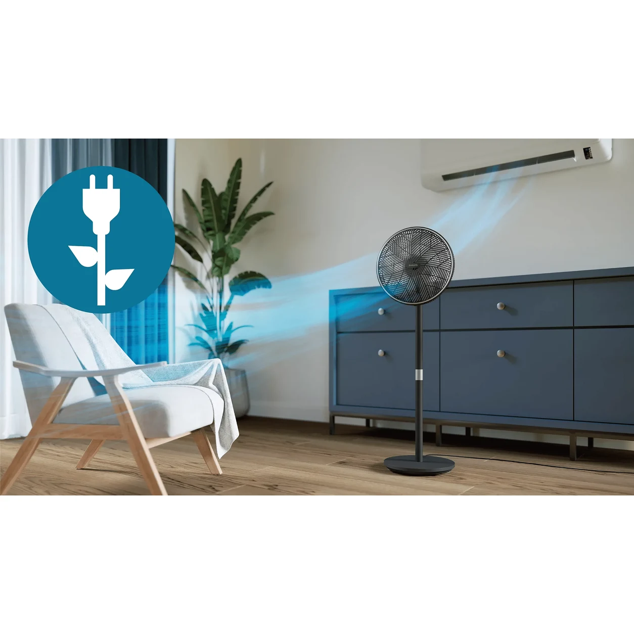 پنکه ایستاده فیلیپس CX3550/01 — بندانگشتی 8